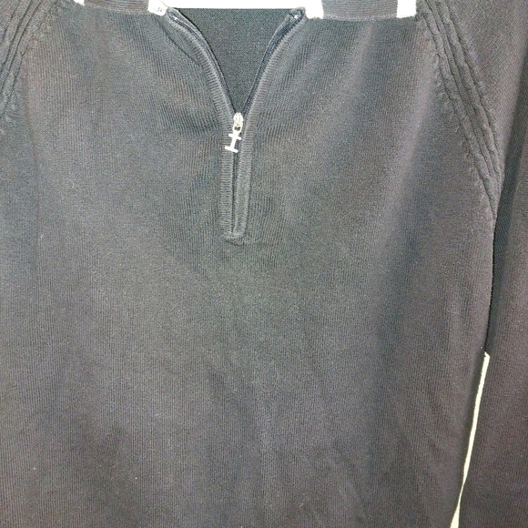 𝅺IZOD LONG SLEEVE ZIP FRONT MENS SWEATER- S - Picture 3 of 5